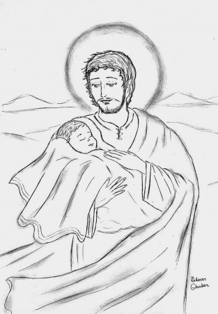 Visão de São José com o Menino Jesus